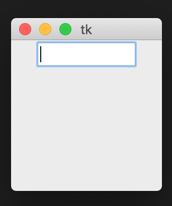 tkinter input